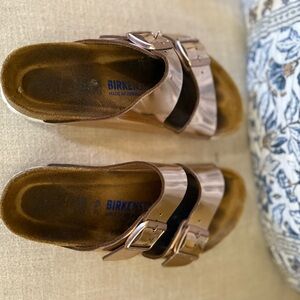 Rose Gold Birkenstocks